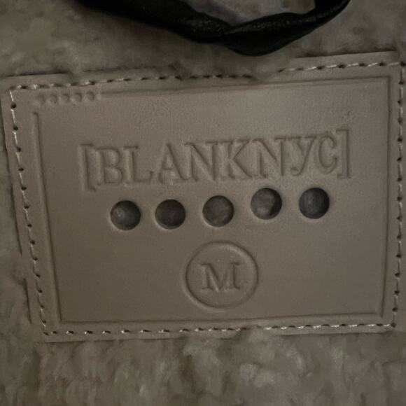 NWOT BlankNYC Aviator Faux Leather Jacket – Sz Med - Picture 8 of 8